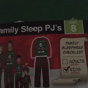 Nwt kids size 8 Mickey Mouse pjs